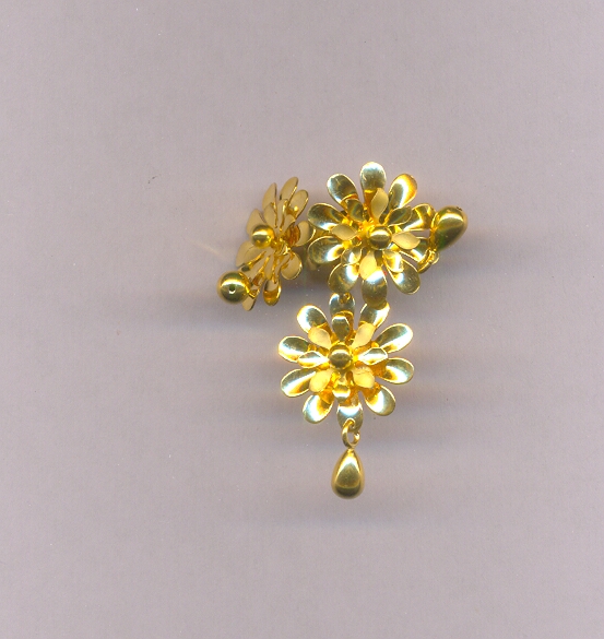 GOLD HALF SET PENDENT CASTING EXCLUSIVE