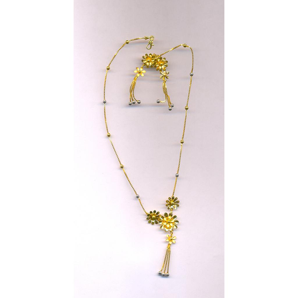GOLD HALF SET PENDENT CASTING EXCLUSIVE