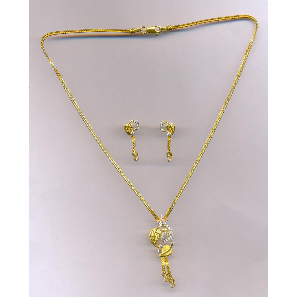 GOLD HALF SET PENDENT CASTING EXCLUSIVE
