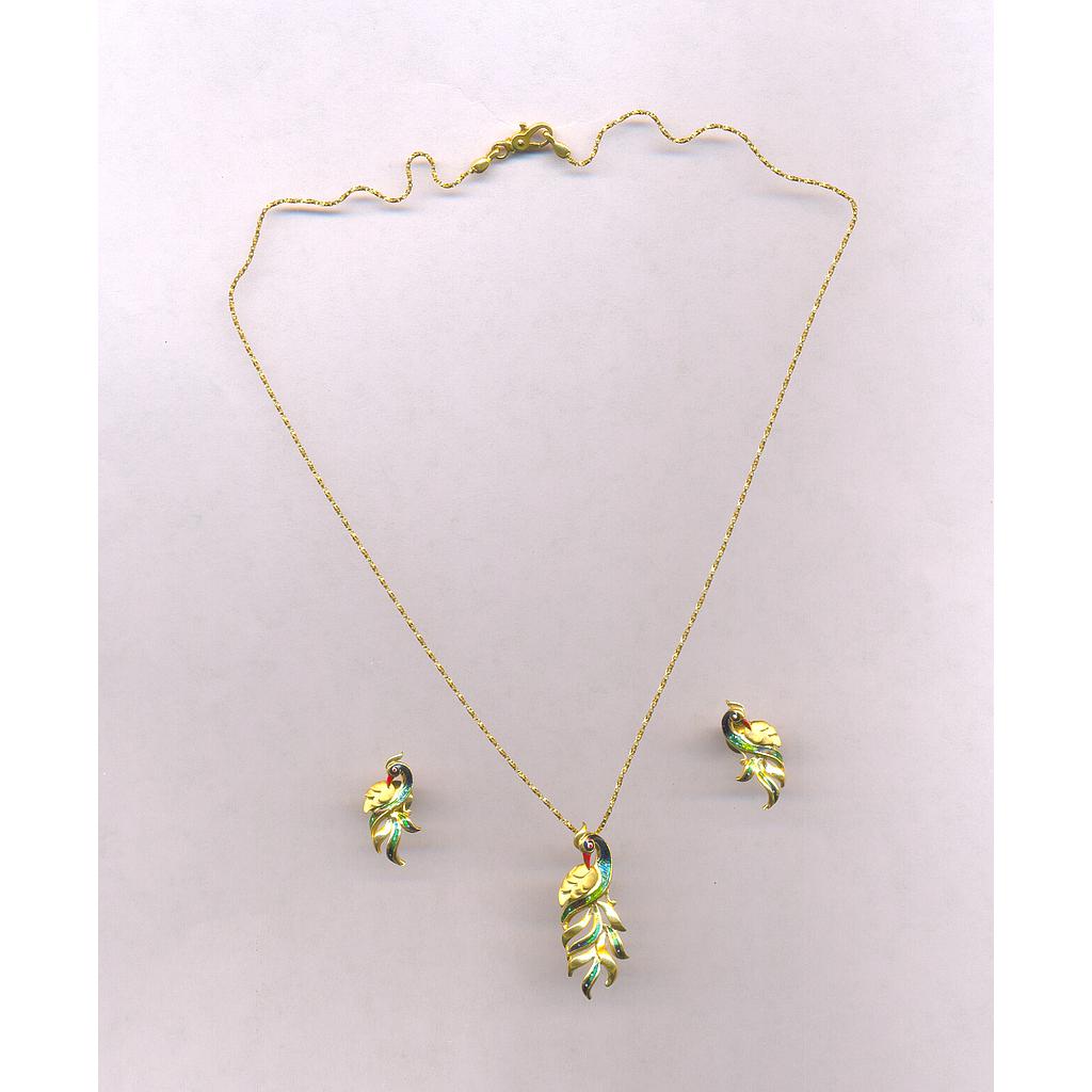 GOLD HALF SET PENDENT CASTING EXCLUSIVE