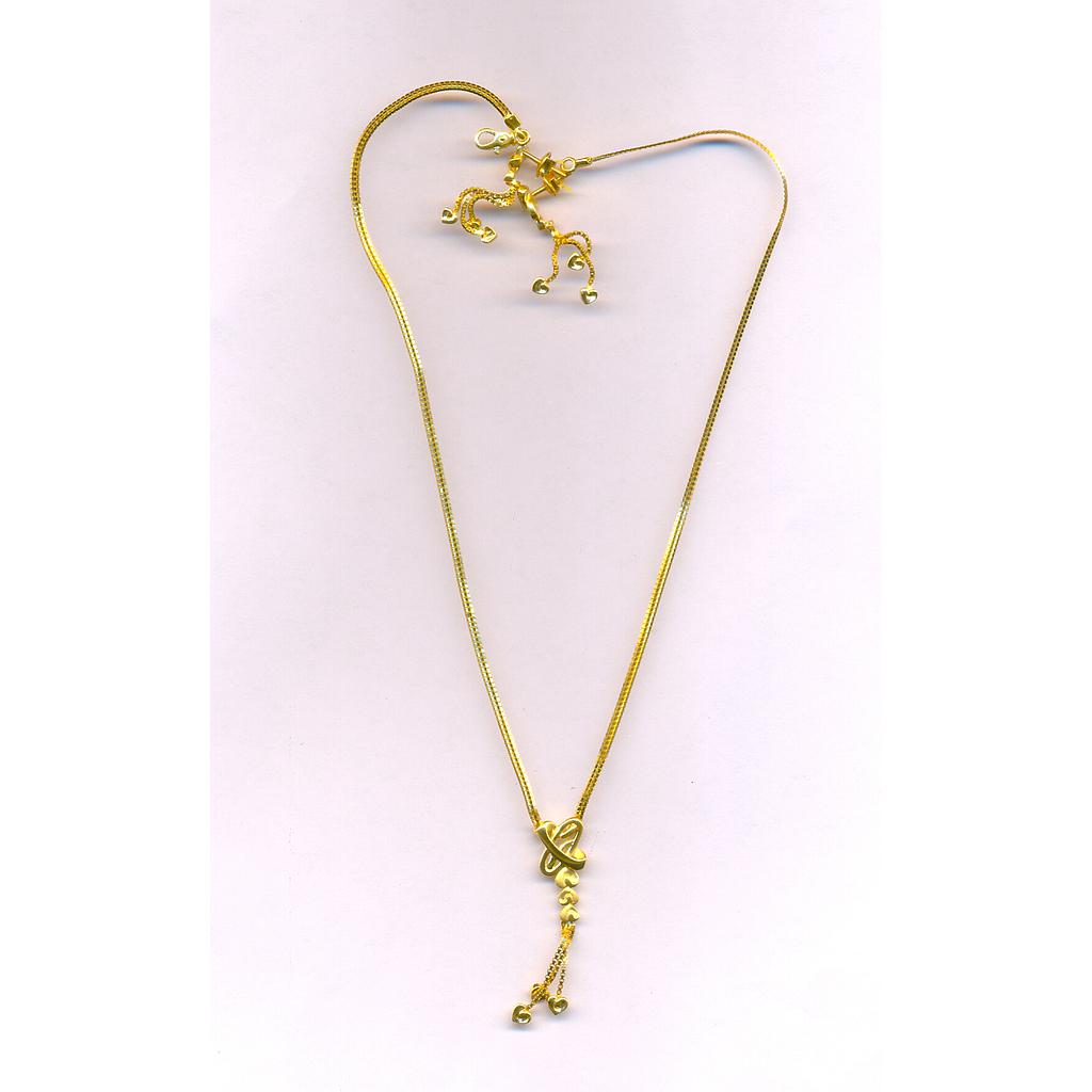 GOLD HALF SET PENDENT CASTING EXCLUSIVE