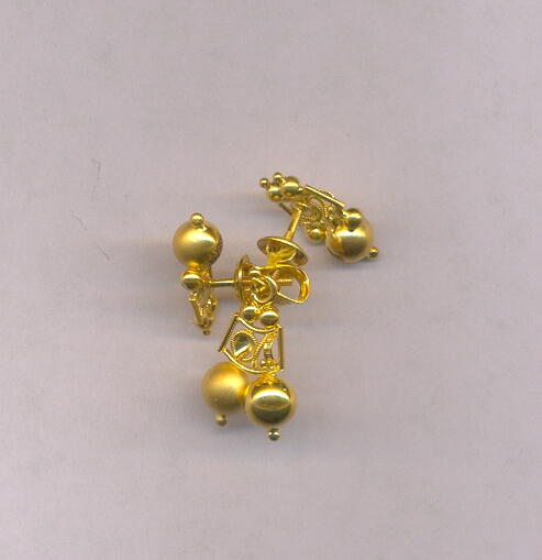 GOLD HALF SET PENDENT CASTING EXCLUSIVE