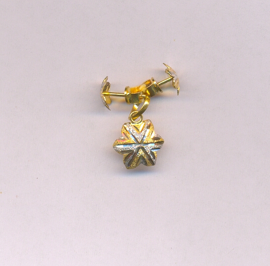 GOLD HALF SET PENDENT CASTING EXCLUSIVE