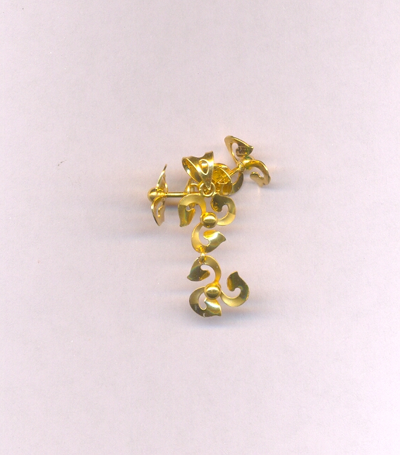 GOLD HALF SET PENDENT CASTING EXCLUSIVE