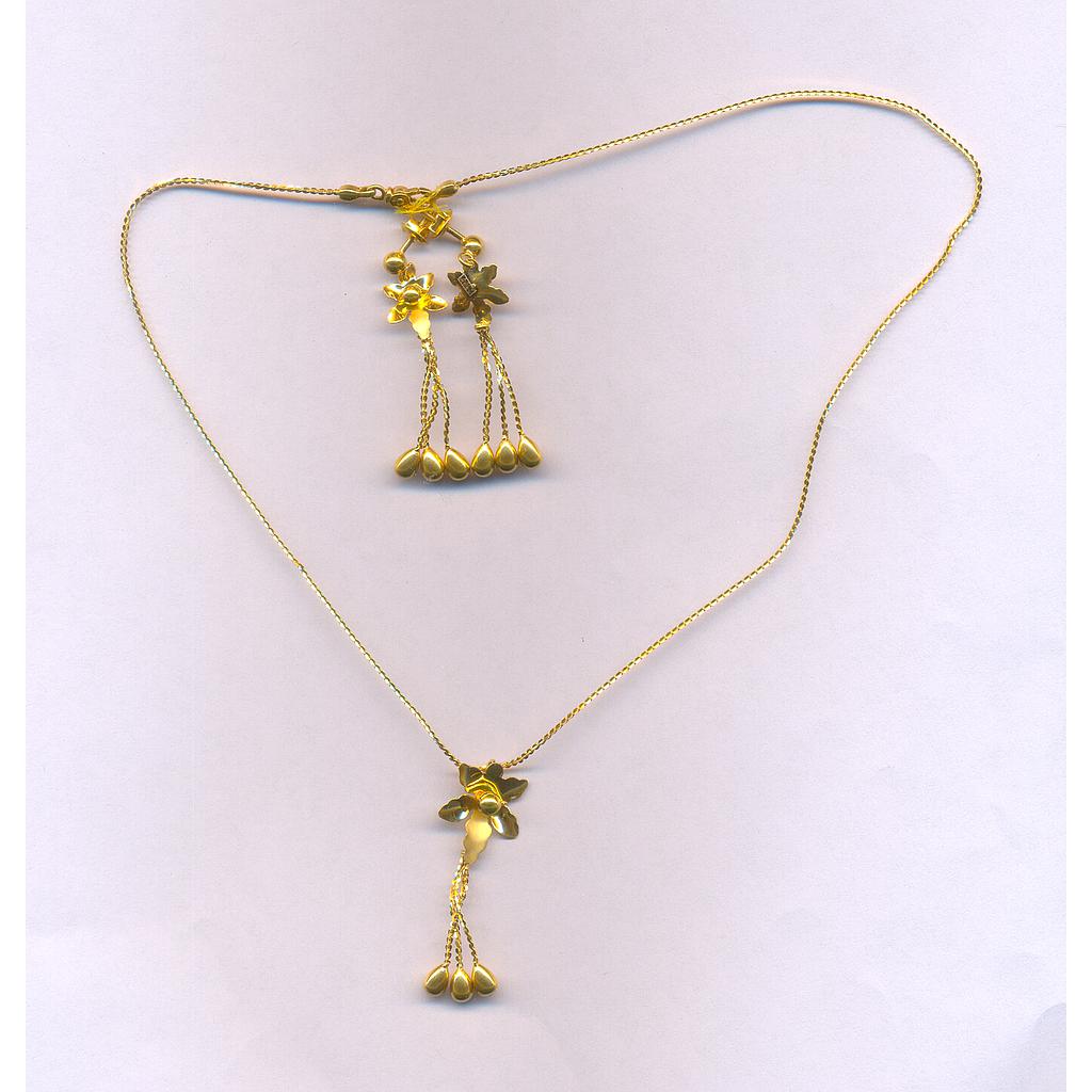 GOLD HALF SET PENDENT CASTING EXCLUSIVE