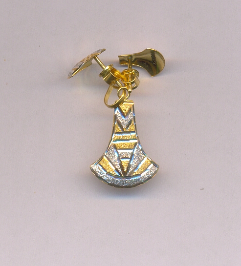 GOLD HALF SET PENDENT CASTING EXCLUSIVE