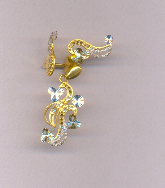 GOLD HALF SET PENDENT CASTING EXCLUSIVE