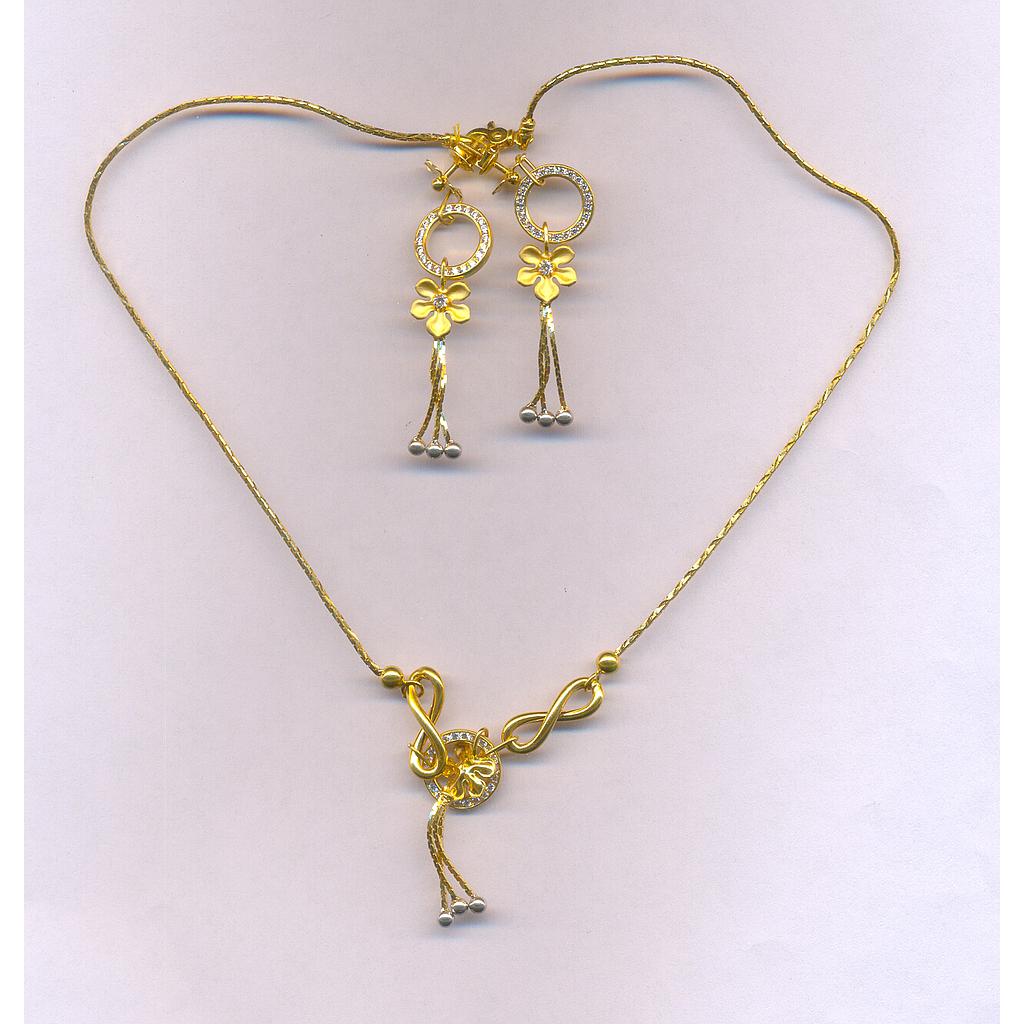 GOLD HALF SET PENDENT CASTING EXCLUSIVE