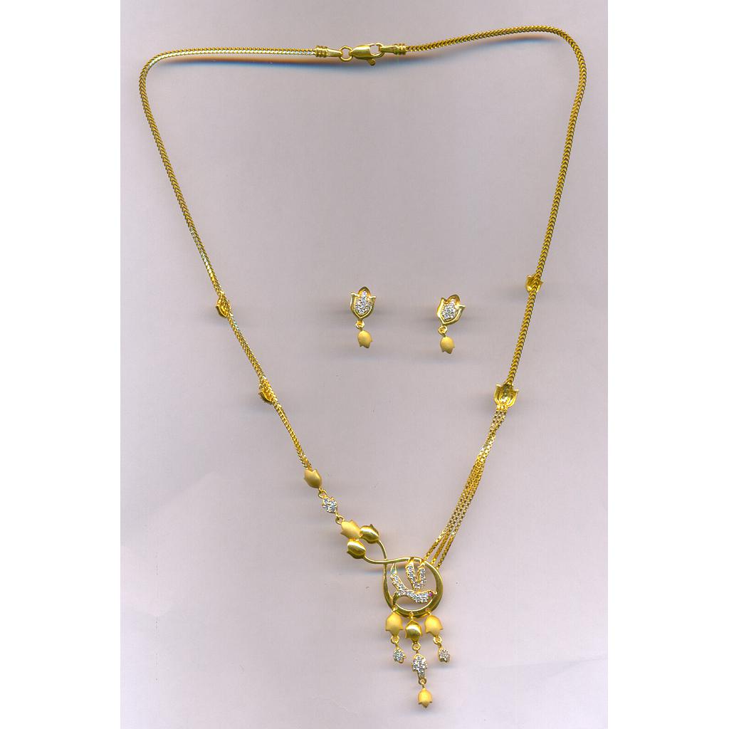 GOLD HALF SET PENDENT CASTING EXCLUSIVE