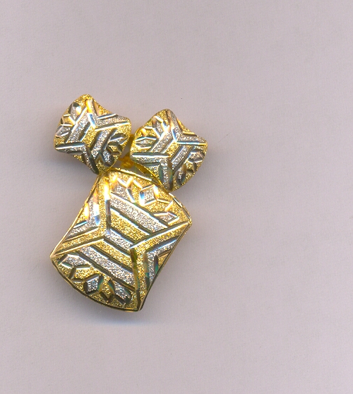 GOLD HALF SET PENDENT CASTING EXCLUSIVE