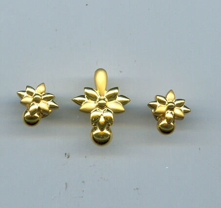 GOLD HALF SET PENDENT CASTING EXCLUSIVE