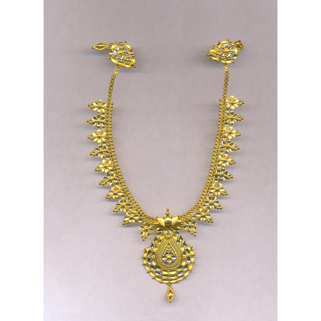 GOLD HALF SET PENDENT CASTING EXCLUSIVE