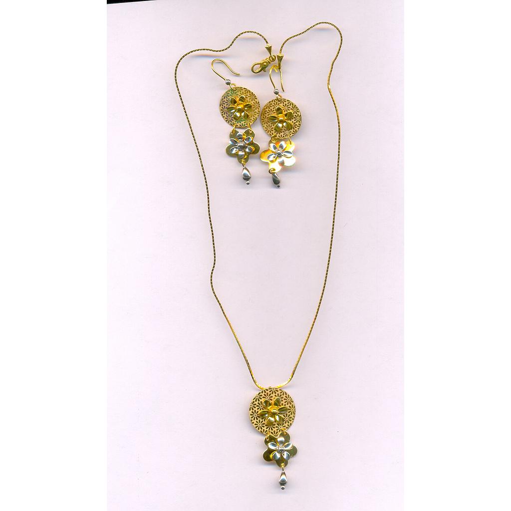 GOLD HALF SET PENDENT CASTING EXCLUSIVE