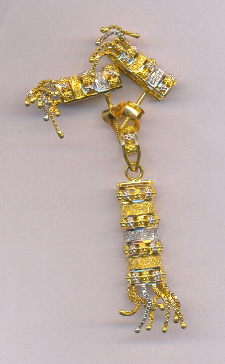 GOLD HALF SET PENDENT CASTING GENERAL