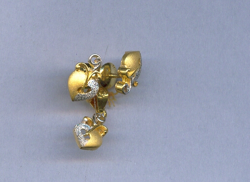 GOLD HALF SET PENDENT CASTING GENERAL