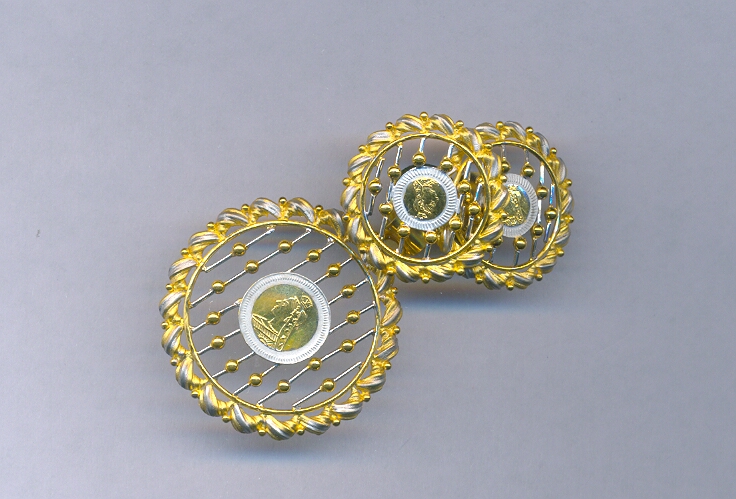 GOLD HALF SET PENDENT CASTING GENERAL