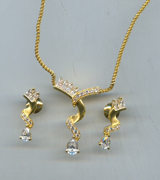 GOLD HALF SET PENDENT CASTING GENERAL