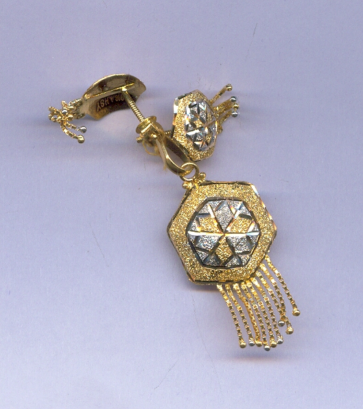GOLD HALF SET PENDENT CASTING GENERAL