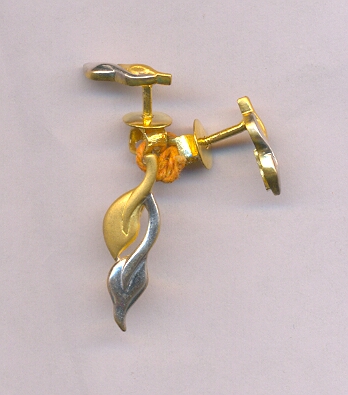 GOLD HALF SET PENDENT CASTING GENERAL