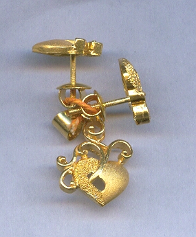 GOLD HALF SET PENDENT CASTING GENERAL