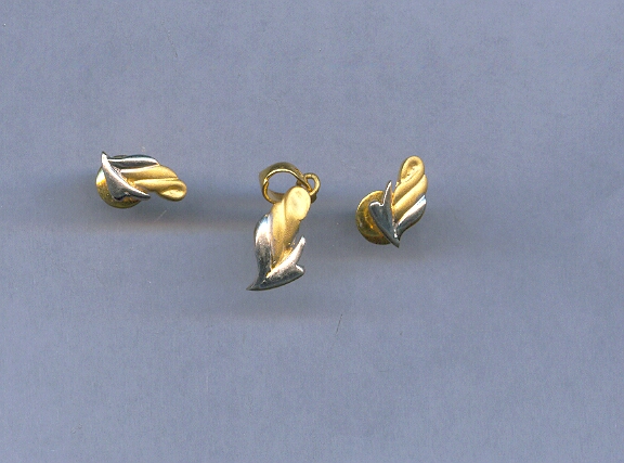 GOLD HALF SET PENDENT CASTING GENERAL