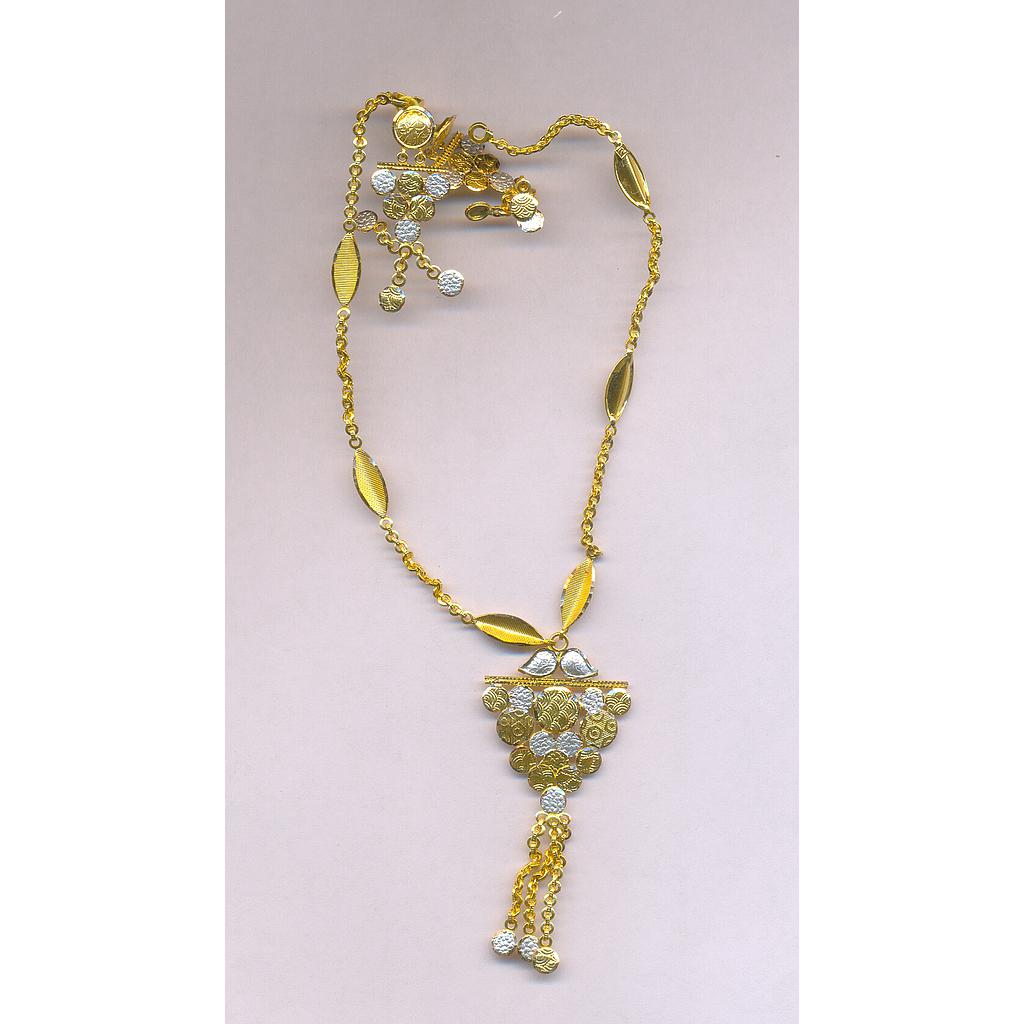 GOLD HALF SET PENDENT IMPORTED FANCY