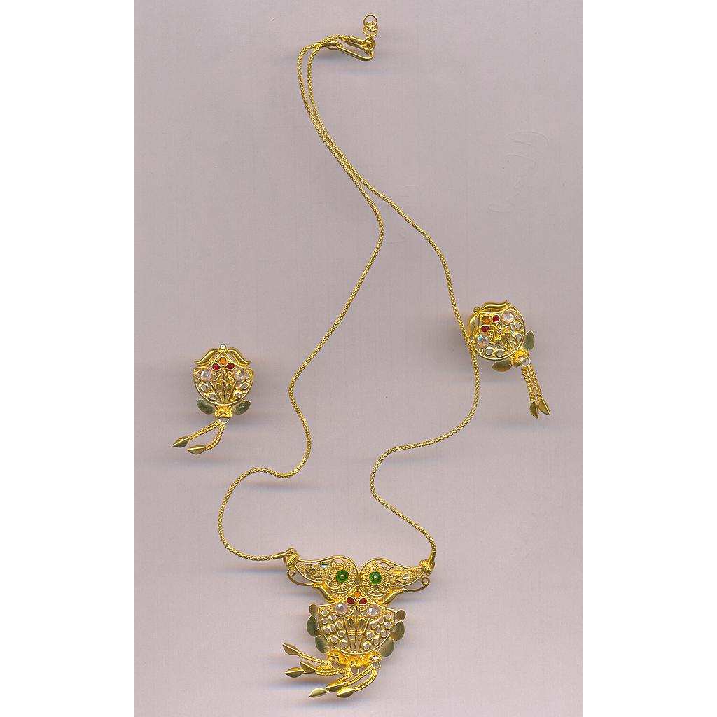 GOLD HALF SET PENDENT IMPORTED GENERAL