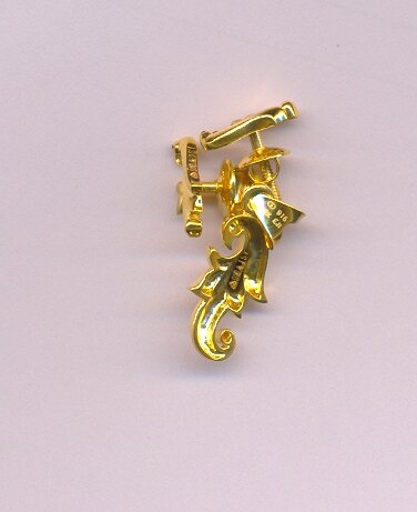 GOLD HALF SET PENDENT PLAIN EXCLUSIVE
