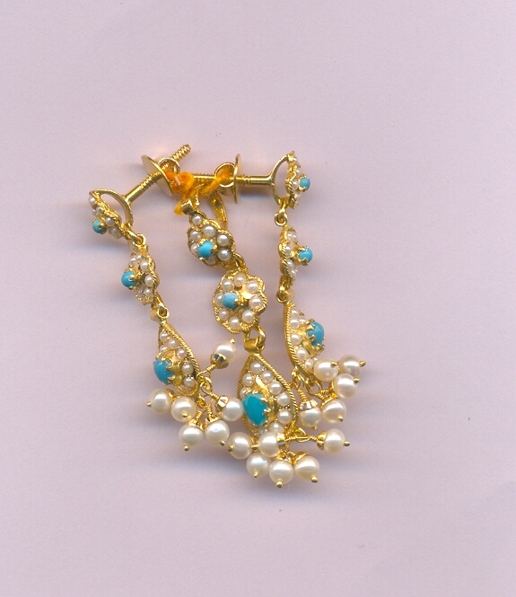 GOLD HALF SET PENDENT PLAIN EXCLUSIVE