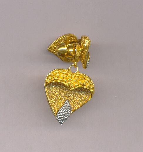 GOLD HALF SET PENDENT PLAIN EXCLUSIVE