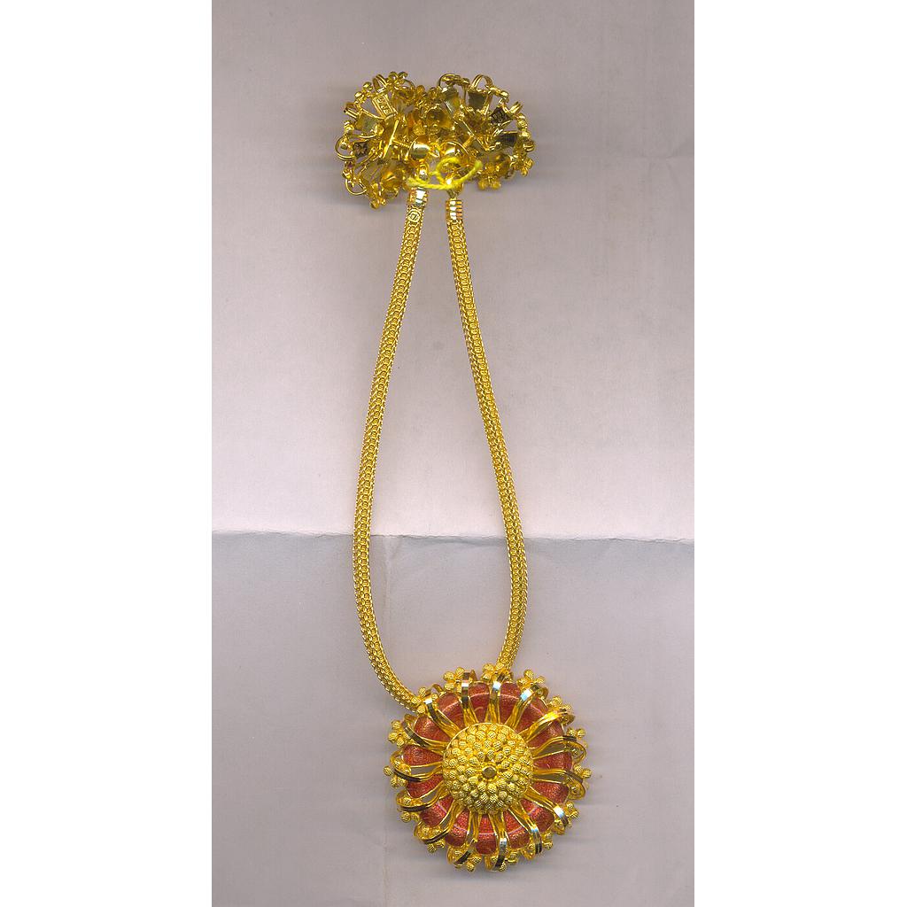 GOLD HALF SET PENDENT PLAIN EXCLUSIVE
