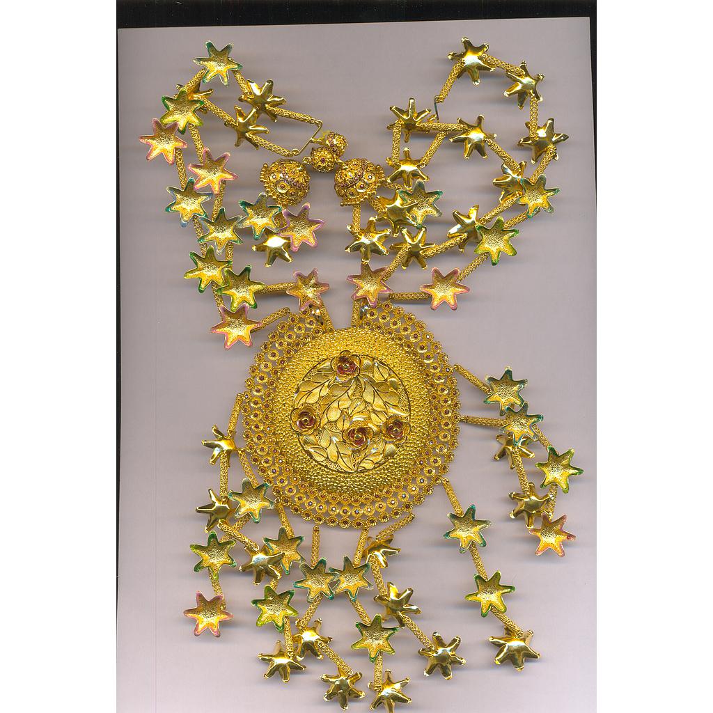 GOLD HALF SET PENDENT PLAIN EXCLUSIVE