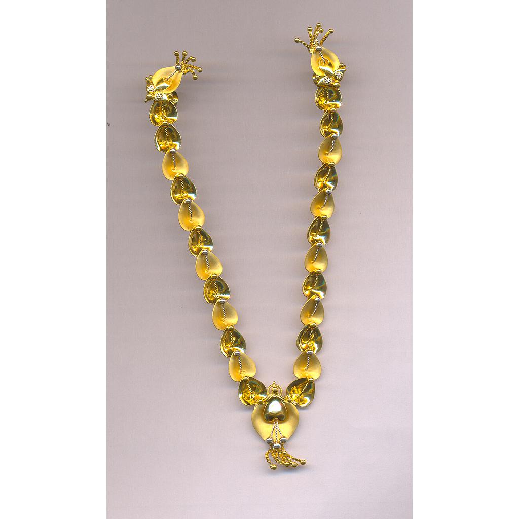 GOLD HALF SET PENDENT PLAIN EXCLUSIVE