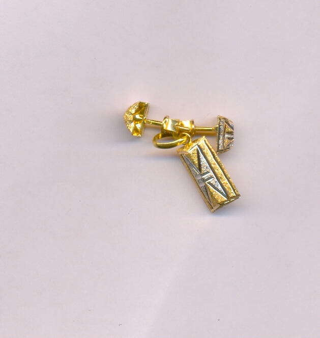 GOLD HALF SET PENDENT PLAIN EXCLUSIVE