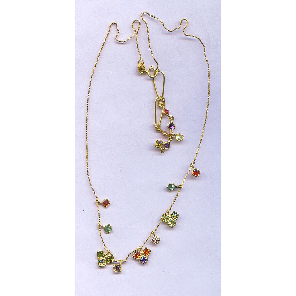 GOLD HALF SET PENDENT PLAIN EXCLUSIVE
