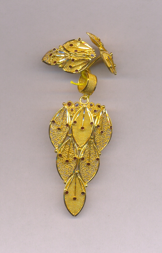 GOLD HALF SET PENDENT PLAIN EXCLUSIVE