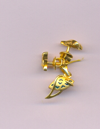 GOLD HALF SET PENDENT PLAIN EXCLUSIVE