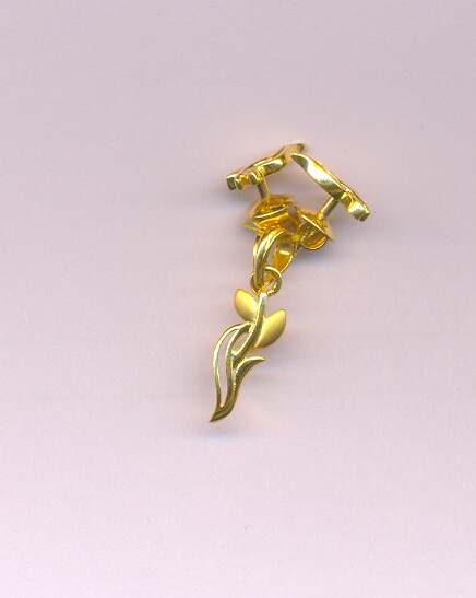 GOLD HALF SET PENDENT PLAIN EXCLUSIVE