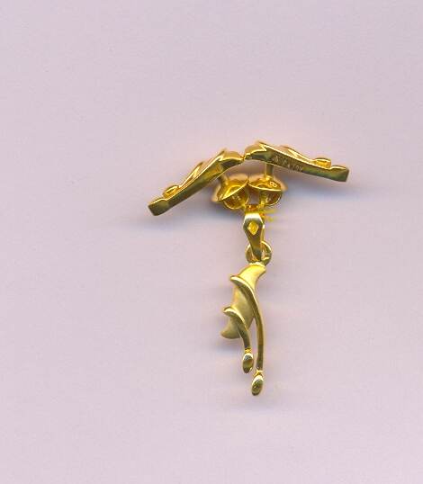 GOLD HALF SET PENDENT PLAIN EXCLUSIVE