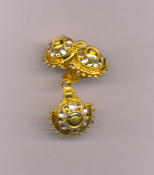 GOLD HALF SET PENDENT PLAIN EXCLUSIVE