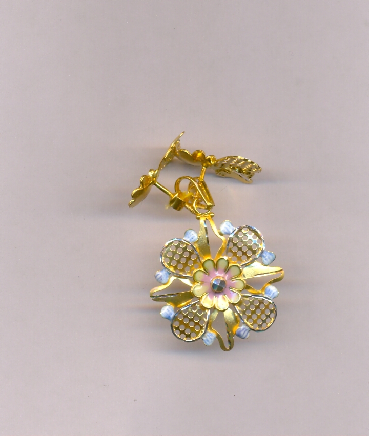 GOLD HALF SET PENDENT PLAIN EXCLUSIVE