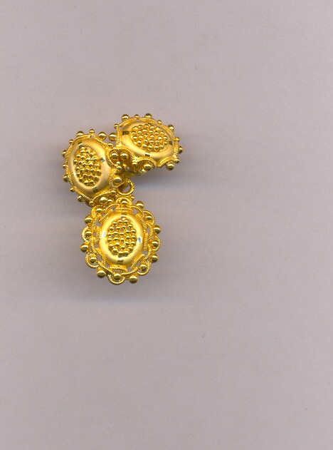 GOLD HALF SET PENDENT PLAIN EXCLUSIVE