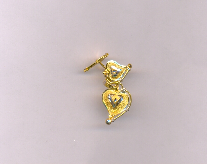 GOLD HALF SET PENDENT PLAIN EXCLUSIVE