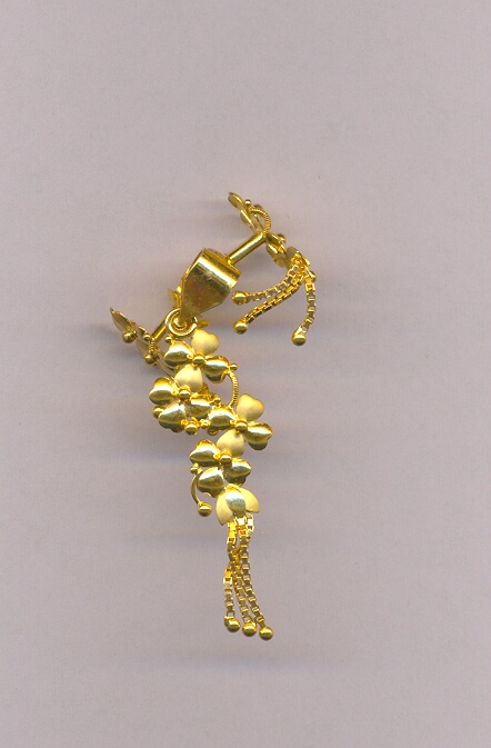 GOLD HALF SET PENDENT PLAIN EXCLUSIVE