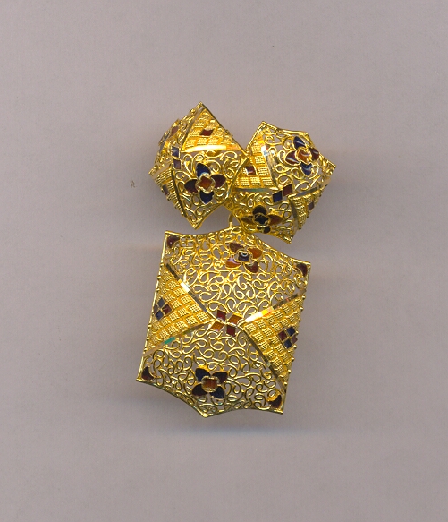 GOLD HALF SET PENDENT PLAIN GENERAL