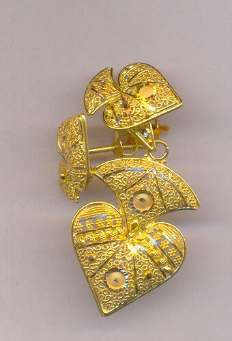 GOLD HALF SET PENDENT PLAIN GENERAL