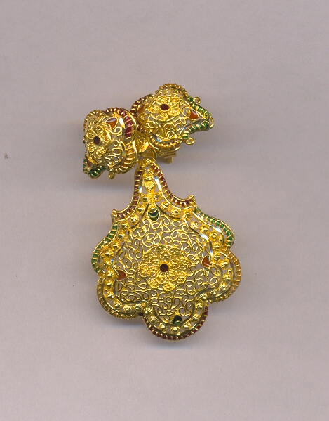 GOLD HALF SET PENDENT PLAIN GENERAL