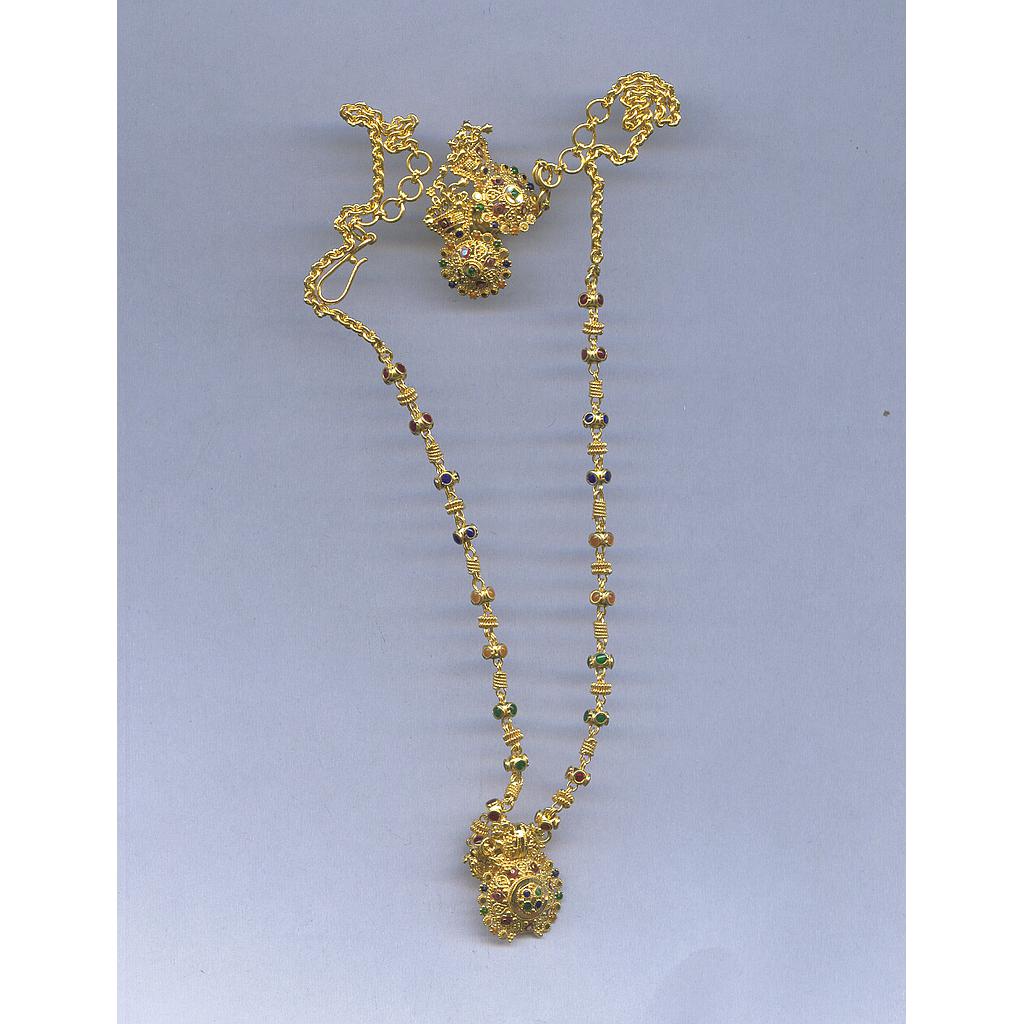 GOLD HALF SET PENDENT PLAIN GENERAL