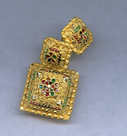 GOLD HALF SET PENDENT PLAIN GENERAL