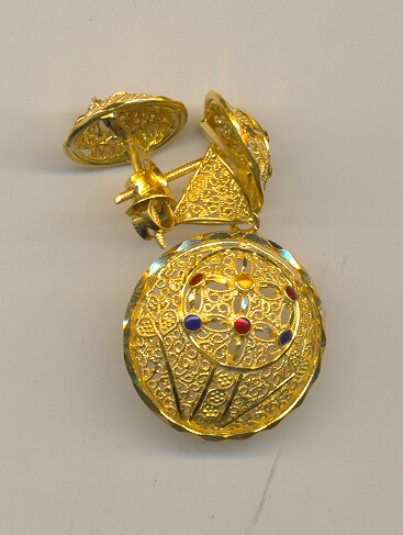 GOLD HALF SET PENDENT PLAIN GENERAL